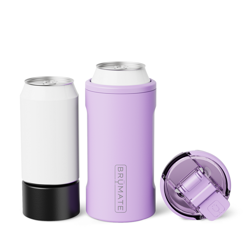 Hopsulator Trio | Lavender | 12/16oz Standard Cans - Travel Picnic Grip